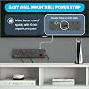 Regleta Inteligente con Enchufes, 6 Tomas con 2 Tomas Siempre Activas, WiFi Protector de Sobretensión Compatible con Alexa y Google Home, Montable en Pared, Extensor Multi-Enchufe para Hogar Oficina, Negro 6