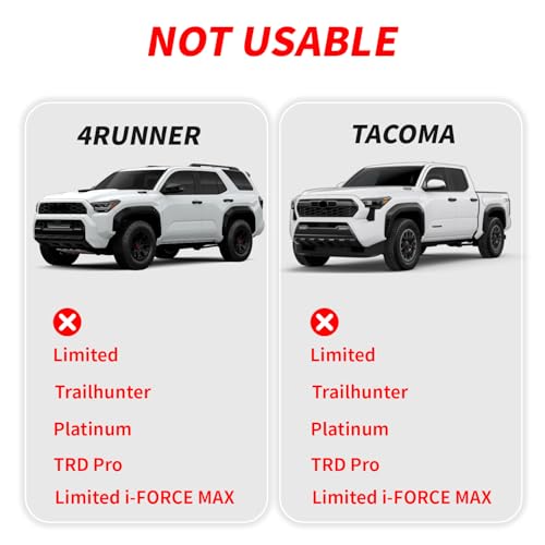 Luz LED interior para manija de puerta Toyota Tacoma Gen4 2024-2026 4 unidades miniatura 2