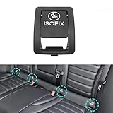 For Mercedes W205 Car Rear Child ISOFIX Switch Seat Safety Cover For Benz C Class W205 C300 C350 C200 C180 2015-2021 2059200513 (black)