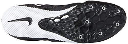 Nike Unisex Zoom Rival S 9 Track Spike (Black/White, Numeric_12_Point_5) #TOP3