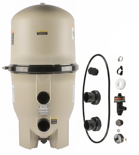Palvo EC-160301 Cartridge Pool Filter 420 Sq Ft, 150 GPM