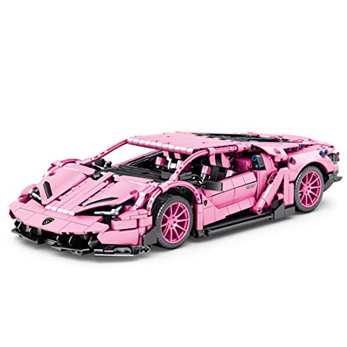 Sunery Technik Bausteine Auto, Sportwagen Bauset, Exklusives Sammlerstück, 1294 Teile Klemmbausteine Kompatibel mit Lego… – Bild 8