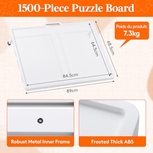 Planche puzzle 1500 pièces rotative pour éviter le mal de dos