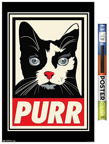 Poster mural Purr de Rachel Caldwell pour créer un coin lecture cosy et élégant