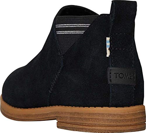 TOMS Kids Girls Leilani Round Toe Pull On Casual Boots Ankle - Black3