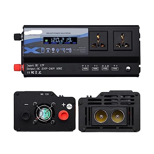 Transformateur de voiture 12V 24V vers 120V pour l'autonomie électrique en camping et road-trip