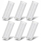 Timgle 6 Rolls Fishing Thread Nylon Elastic Invisible Magic Fishing String 6 Size (0.1/0.15/0.2/0.25/0.3/0.5 mm) Bait Thread Clear Fish Line with Storage Case for Freshwater Saltwater