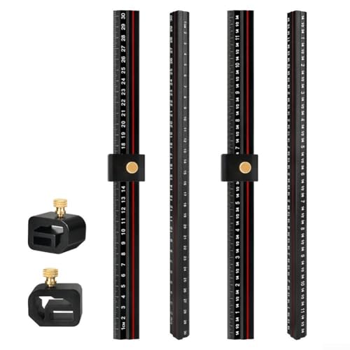 Jauge de marquage en alliage d'aluminium de type L pour une performance fiable dans la mesure de la profondeur et le dessin au trait (métrique)