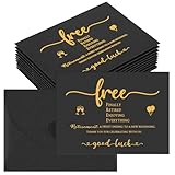 Honoson 50 Stück Pensionier-Lotterieschein-Umschläge mit herzförmigem Verschluss und Aufschrift 'Best Wishes', Glückwunschkartenhalter für Ruhestand, Partygeschenke, 10,9 x 8,9 cm