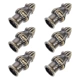 ADOCARN 6 Pezzi Dadi Lampada Decorativa Vintage in Ferro, Set da 6