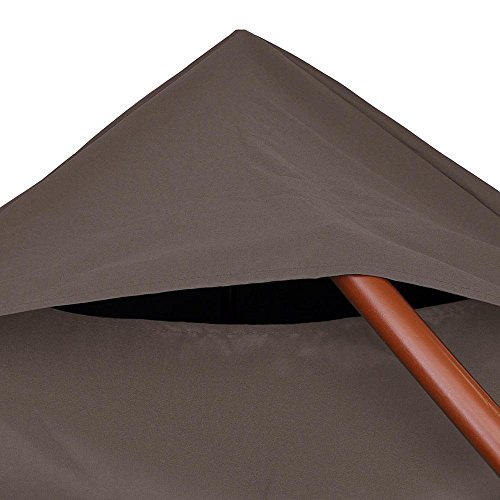 Chi Mercantile 10X10 Ft Canopy Gazebo Top Replacement - Coffee Liqueur #TOP3