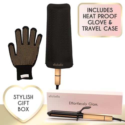 Ella Bella CURLINGIRON ® Curling Iron 1 Inch • Professional Hair Curler • Curling Wand • Ceramic Curling Irons • Transform Your Look In Seconds • Suitable thumb #6