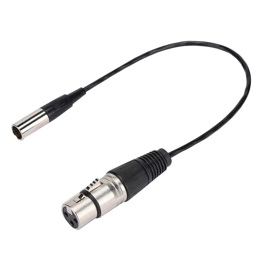 Kabel audio, stop cynku mini XLR 3-pinowy męski na XLR 3-pinowy żeński folia aluminiowa ekranowany przewód miedziany kabel audio