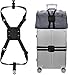 Produktbild LIANGSTAR Koffergurt, Kofferband Gurt Verstellbare Luggage Strap Reisekoffer Elastisch Gurt