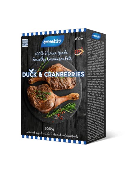 Smookies Duck & Cranberries, 200 Gram Snacks für Hunde