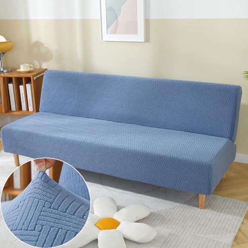 Housse clic clac lavable en machine bleu taille L 190-210cm - 3