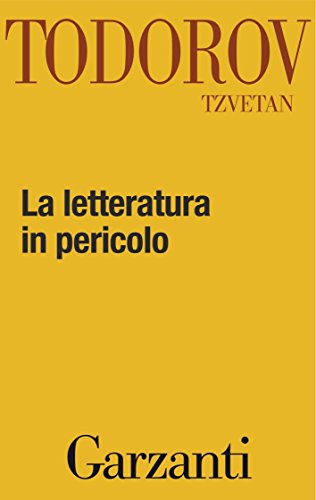 La letteratura in pericolo La letteratura in pericolo