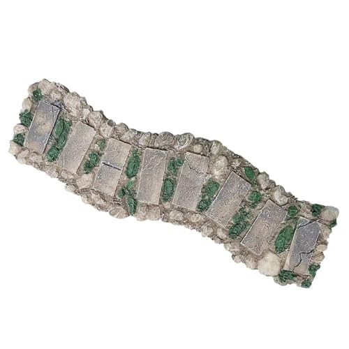 Fairy Garden Walkway Path Miniature Pathway,Stone Pathway, Mini Path Road for Fairy Garden Accessories, Resin Path, Dollhouse Ornaments