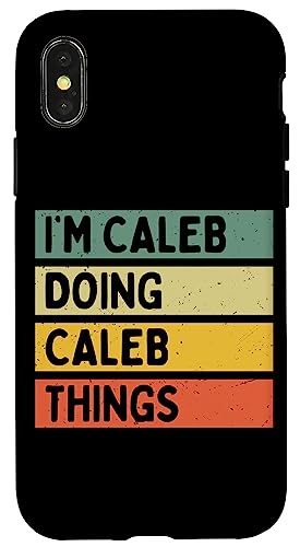 I'm Caleb Doing Caleb Things �ʔ������� �X�}�z�P�[�X iPhone X/XS �p