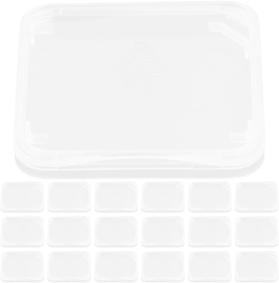 DOITOOL 50pcs Portable Memory Card Holders Stylish Organizer Case for Outdoor Activities Secure Storage for Memory Cards and Items Dust Design