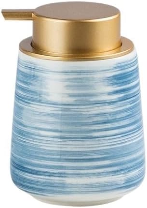 Kitchen Soap Dispenser Soap Dispenser Ceramic Hand Sanitizer Bottle Hotel Bathroom Shampoo Shower Gel Refill Bottle Bathroom Press Bottle Bathroom Soap Dispenser(B)