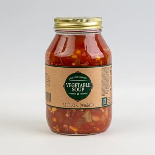 Charleston Favorites Vegetable Soup, 32 fl oz, Glass Jar