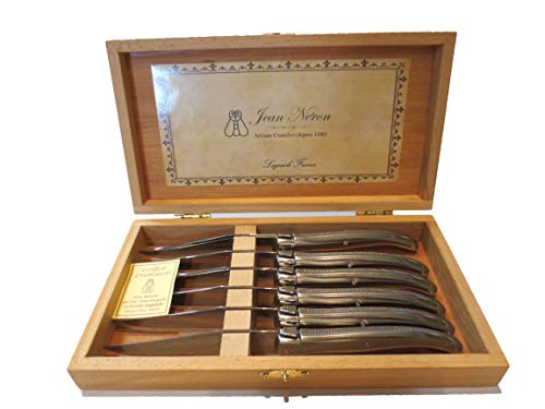 Set Cuchillos 6 Piezas Acero Inox Caja Presentación