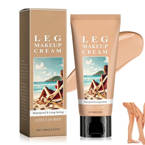 Image of Body Coverage Perfector, Leg Makeup Cream, Waterproof Sweatproof Body Makeup Concealer, Long Lasting Foundation for Tattoo, Scar Cover Up