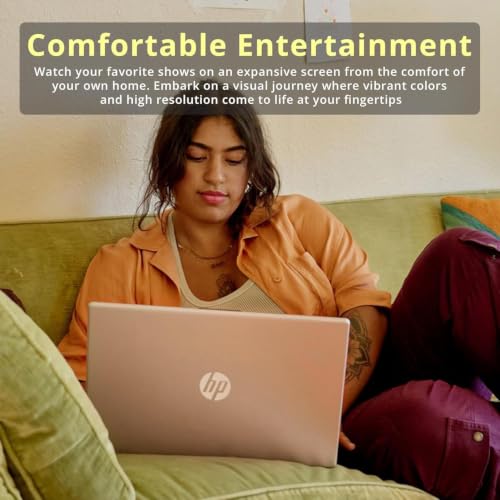 Image of HP 15.6 inch FHD Laptop (AMD Ryzen 3, Windows 11, 16GB RAM | 1TB SSD, Webcam, Rose Gold Edition, Anti-Glare Micro-Edge Display, Fast Charge) - for Students, Remote Workers, and Family Use