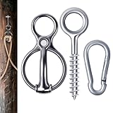 Stronrive -Anbindering,Edelstahl Robust Mit Rückzug Und Auslösemechanismus Für Training Und Anbinden | Zubehör Für Training - Zurückziehbar Für Stallhaltung Außenbereich