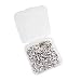 Produktbild Her Kindness 100 Stück Karabinerverschlüsse Schmuckverschlüsse Silber,für Armband Halsketten,Schmuckherstellung(12mm x 7mm,Silber)