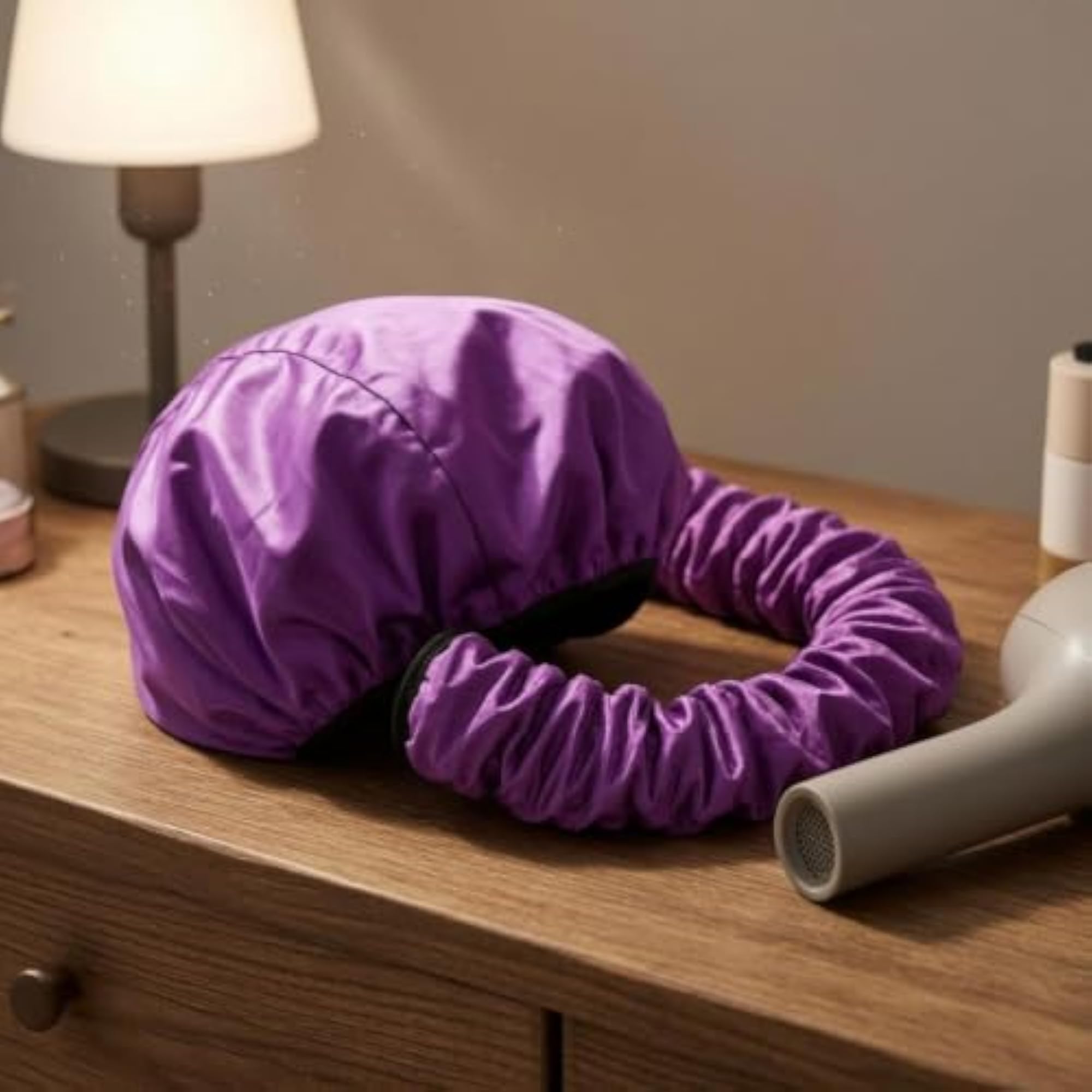 Adjustable Drawstring Hair Dryer Bonnet