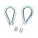 Campbell B7676324 4 Piece, 1/8" Cable Ferrules and Thimbles Set