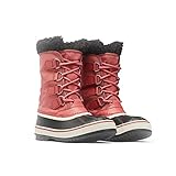 Sorel Women's Winter Boots, Red Rose Dust X Black, 8.5