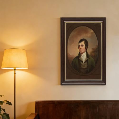 Portrait Robert Burns affiche pour décorer un bureau d'écrivain