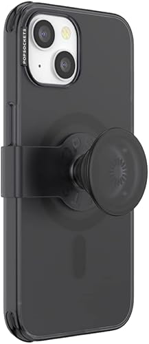 PopSockets Funda para iPhone 14 con agarre y deslizamiento para teléfono compatible con MagSafe, funda de teléfono para iPhone 14, compatible con