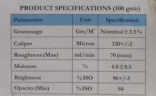 Image of JK Cedar A4 Paper, 100 GSM, 500 Sheets, Premium Printing and Copying Paper