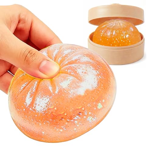 Glitter Ball Stress Fidget Soft Squeeze Decompression Ball Sensory Stress BallS Toys (C)