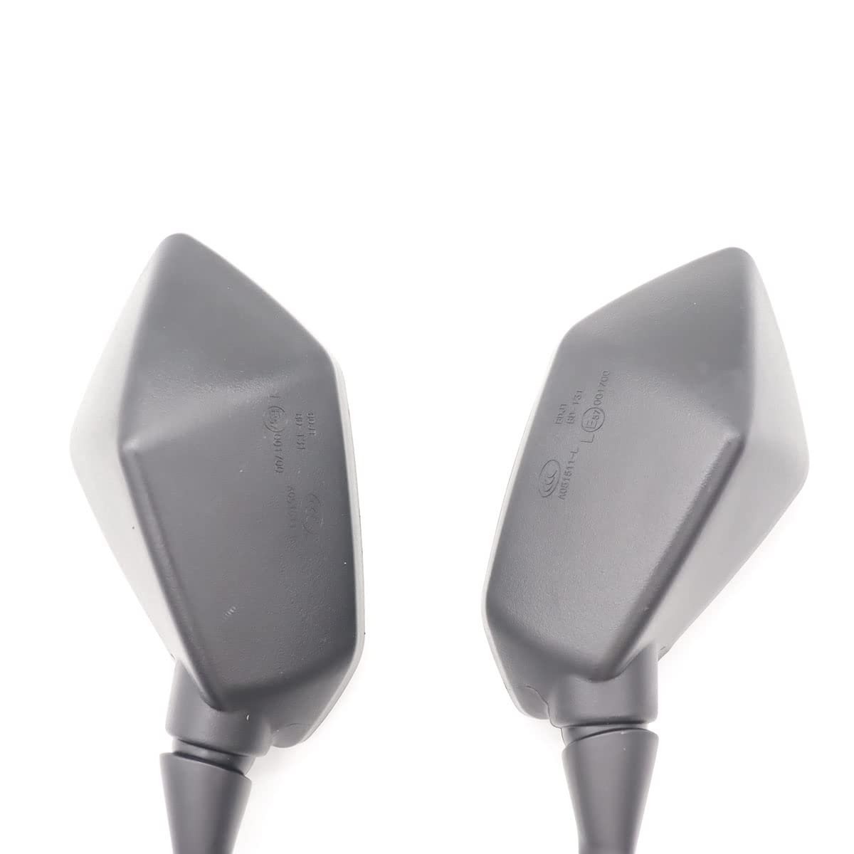 Paire De Rétroviseurs Moto Noir Fumés Pour Kawasaki Ninja 650R 400R Z1000SX ER6F