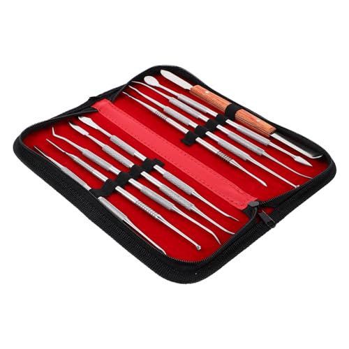 KALLORY Ol Set for Professionals Complete Modeling Stainless Steel Portable Easy to Cle