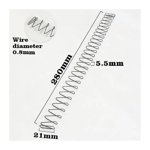 Ressort de compression rectangulaire 280 mm pour outillage et rénovation - 5