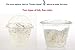 Golden Apple, 9oz-50sets Clear Plastic Cups with Clear Flat no Hole lids…