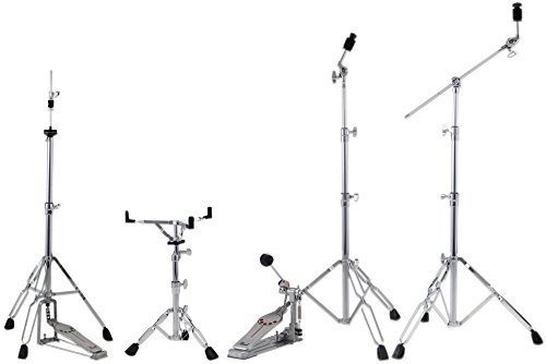 Pearl 830 Series Complete Double Braced Drum Hardware Pack including H830 Hi-Hat stand P930 Bass Drum Pedal BC830 Boom Cymbal Stand C830 Cymbal Stand and S830 Snare Stand