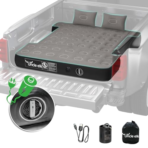 Uncle Elk Truck Bed Mattress 5.5-5.8ft with Pump & Carry Bag