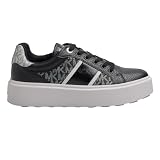 chaussure michael kors femme noir 👟 Les baskets Romey Lace Up pour femmes de Michael Kors combinent un design bicolore chic avec une allure décontractée et moderne.