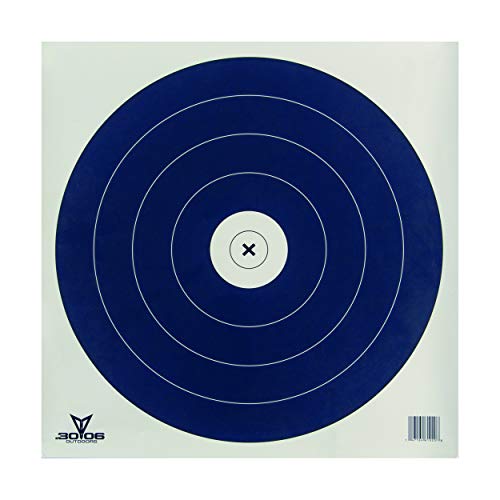.30-06 Outdoors Single Spot Paper Target for Archery and Shooting, 100 Count, White, One Size (TARSS-100)