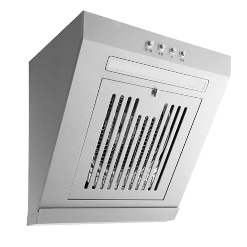 Campana ex-tractora, campana ext-ractora con ex-tractor, ext-ractor de aire de 600 mm con circulación interna retráctil y luz LED, campana ex-tractora de acero para montaje en pared,40cm