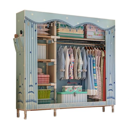 Armoire portable en toile idéale pour le rangement de la chambre