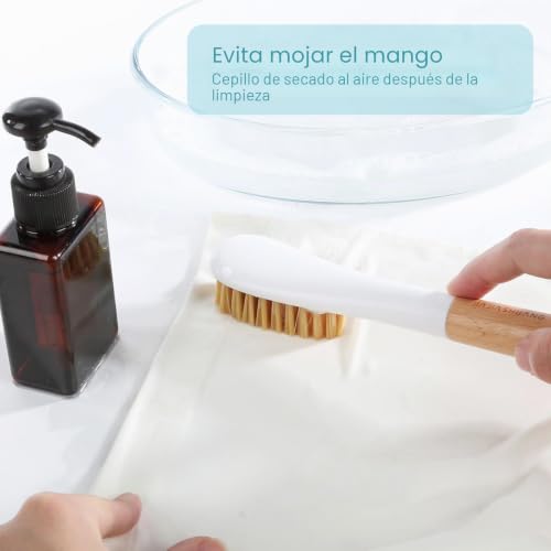 Miniatura 4 de Cepillo Para Manchas De Lavandería, Limpieza Natural Y Cepillo De Lavandería Para Telas Delicadas Sin Daños, Zapatos Y Ropa