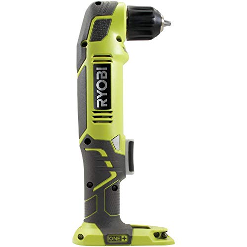 Ryobi P241 One+ 18 Volt Lithium Ion 130 Inch Pounds 1,100 Rpm 3/8 Inch Right Angle Drill (Battery Not Included, Power Tool Only) #TOP1